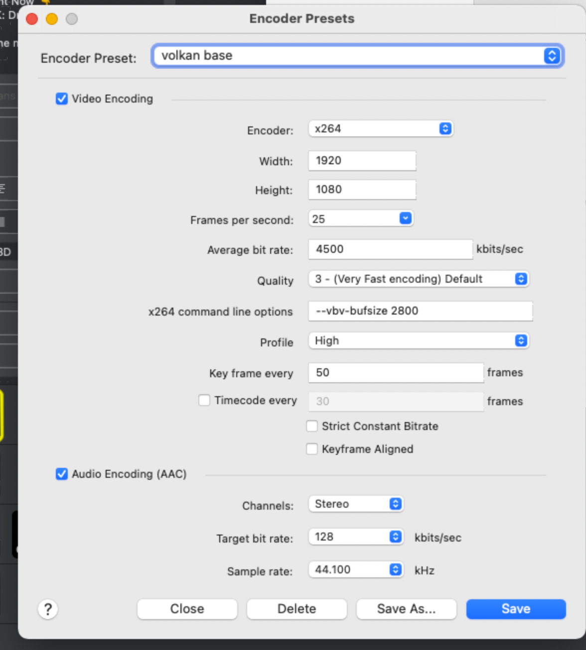 Zero to Hero Twitch stream settings.